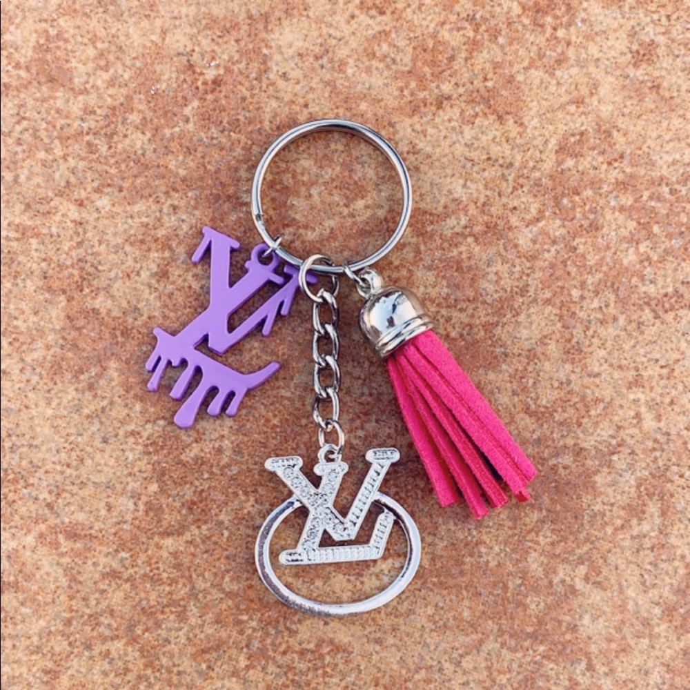 Keychain with tassel